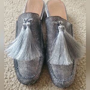 Bettye Silver tassel loafers